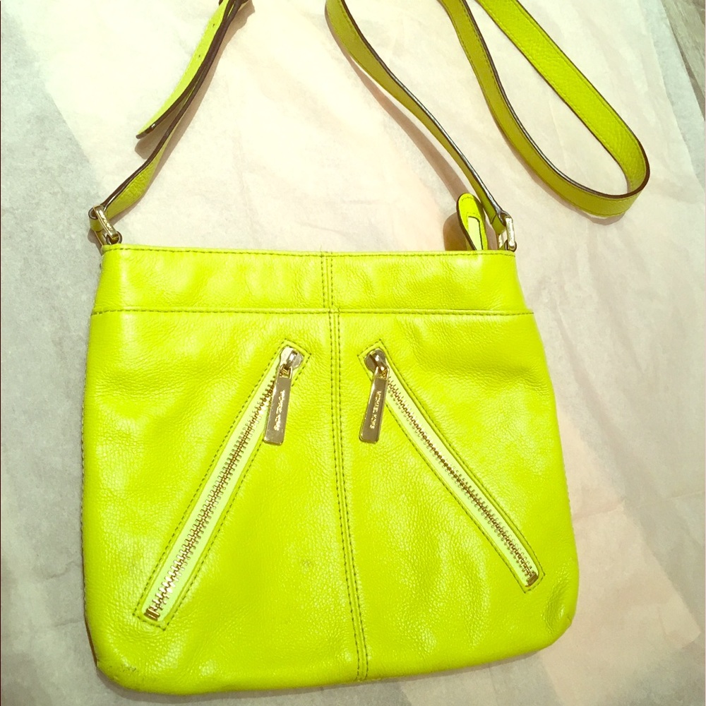 Michael Kors citron cross-body bag