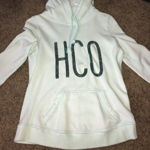 Hollister mint hoodie