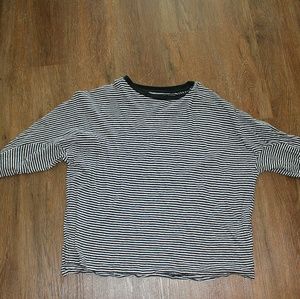 Zara knit striped shirt