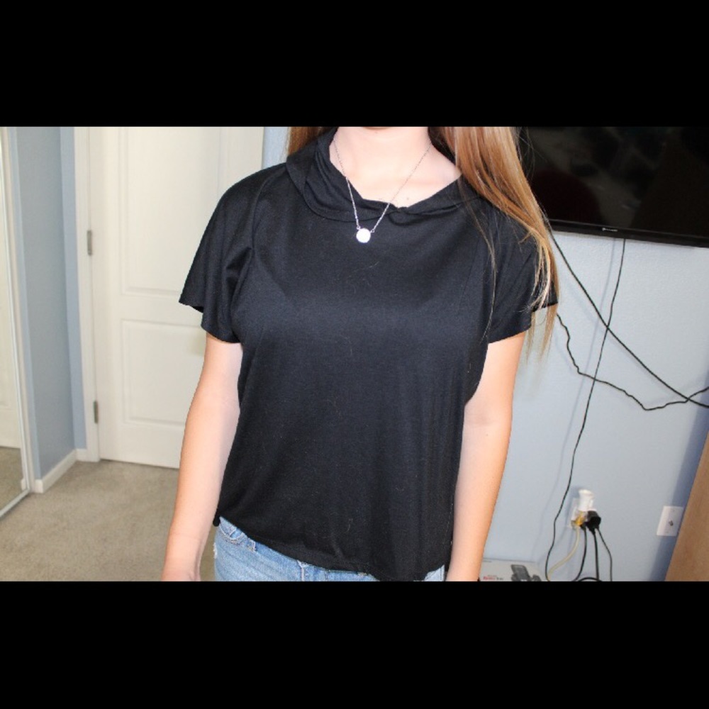 T shirt with a hood