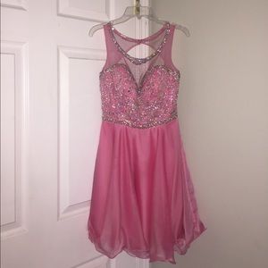 Hot pink Hannah S pageant/homecoming/prom dress!
