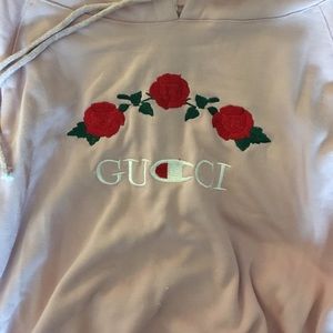 PINK GUCCI SWEATSHIRT