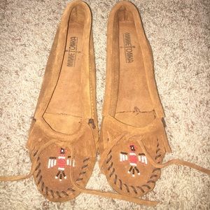 Minnetonka hard sole moccasins
