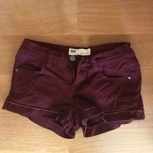 RSQ Malibu Short jean Burgundy Shorts