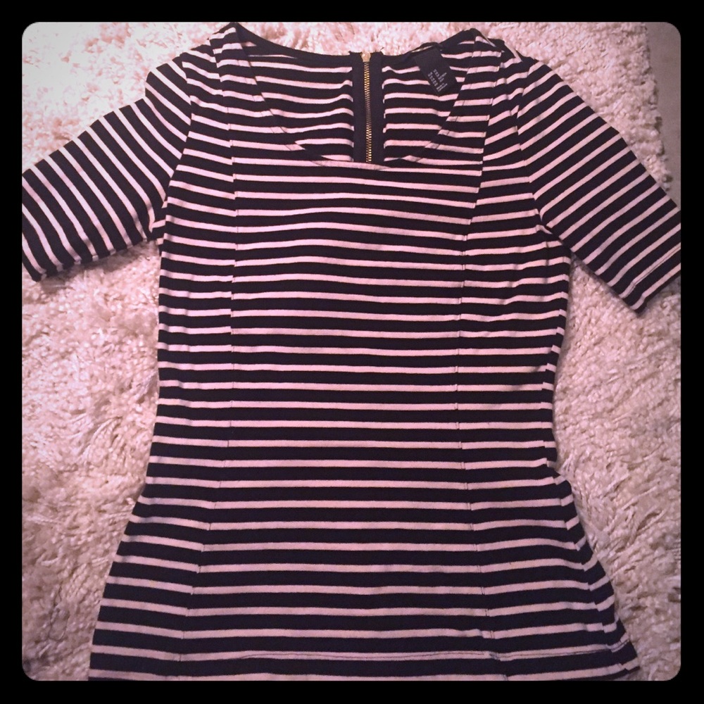 H&M fitted striped top