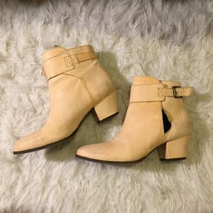 Free People Belleville blush leather boots