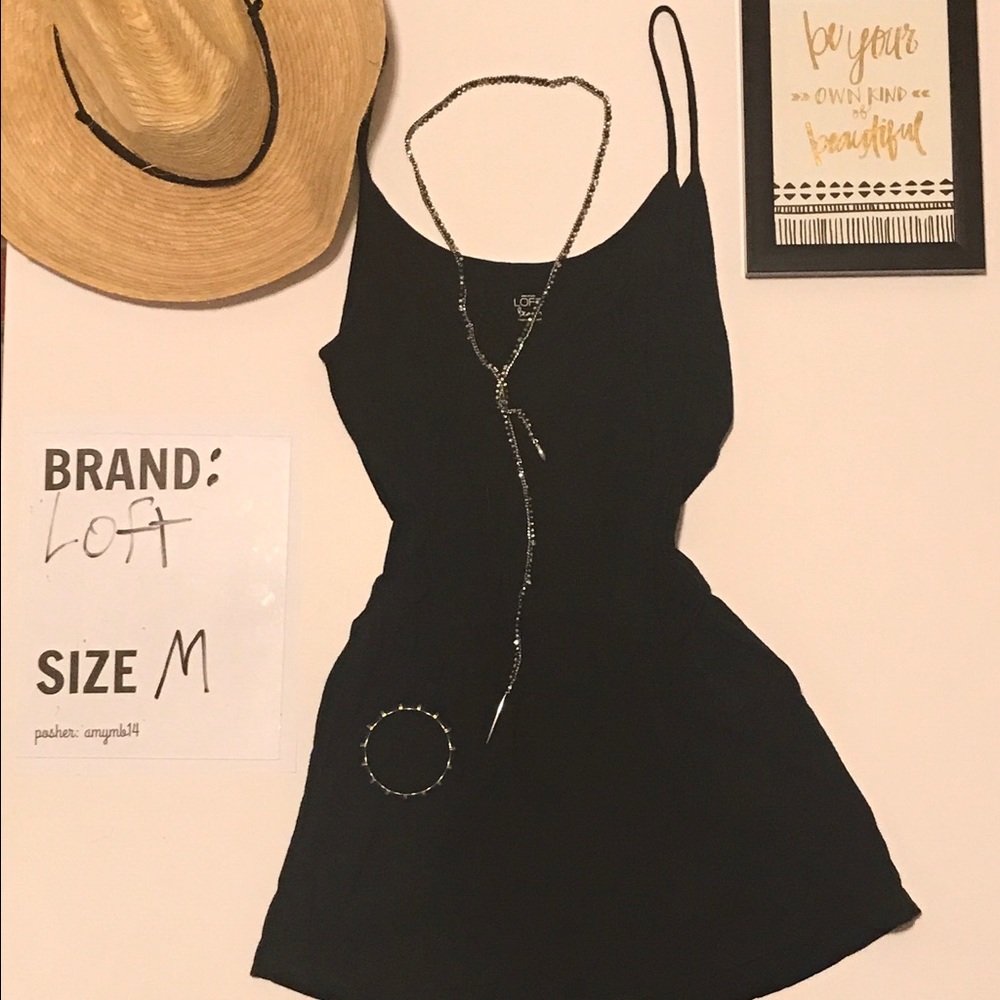 Loft Black Romper