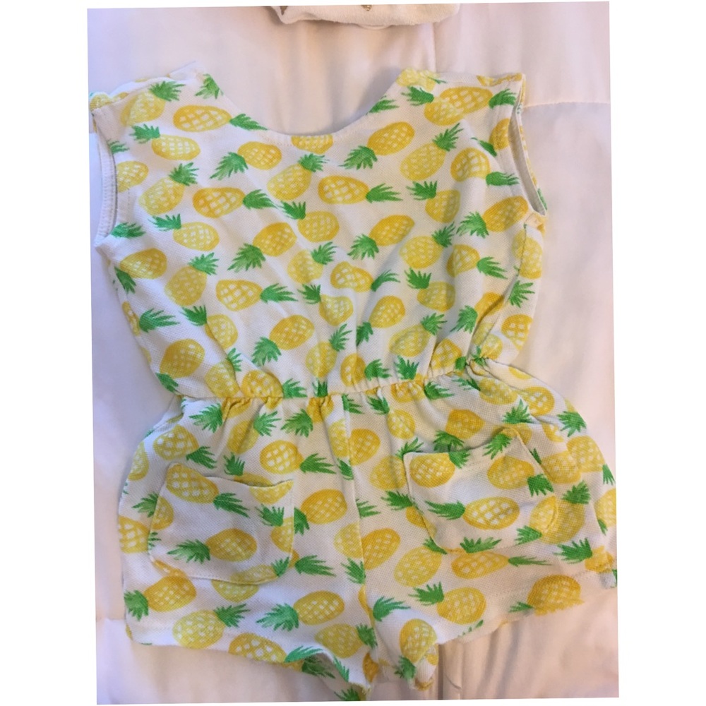 Zara pineapple romper