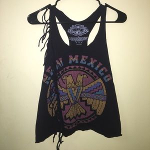 New Mexico Fringed Tank Top