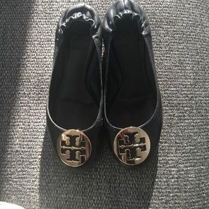 Black Tory Burch Flats - used