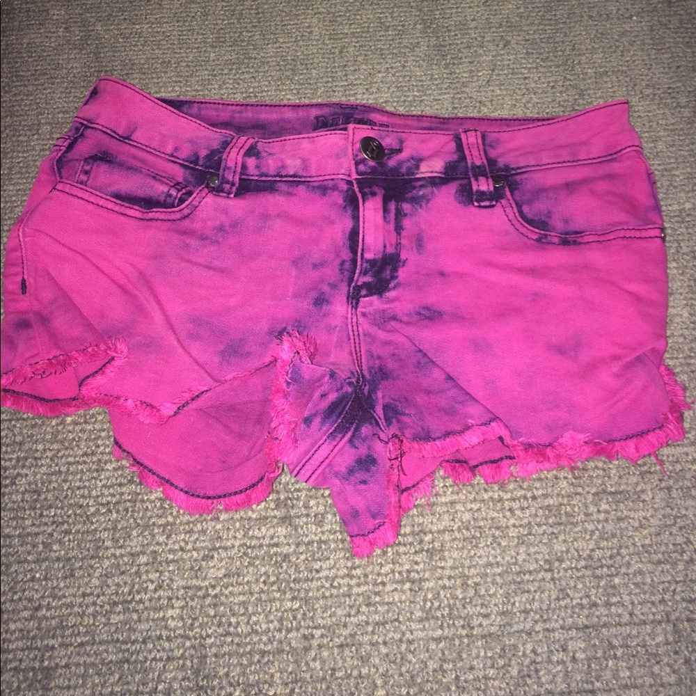 Pink Jean Shorts