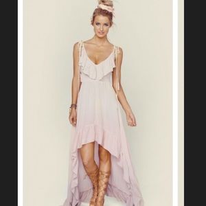 Planet Blue / Blue Life Pink Ombré Maxi Dress