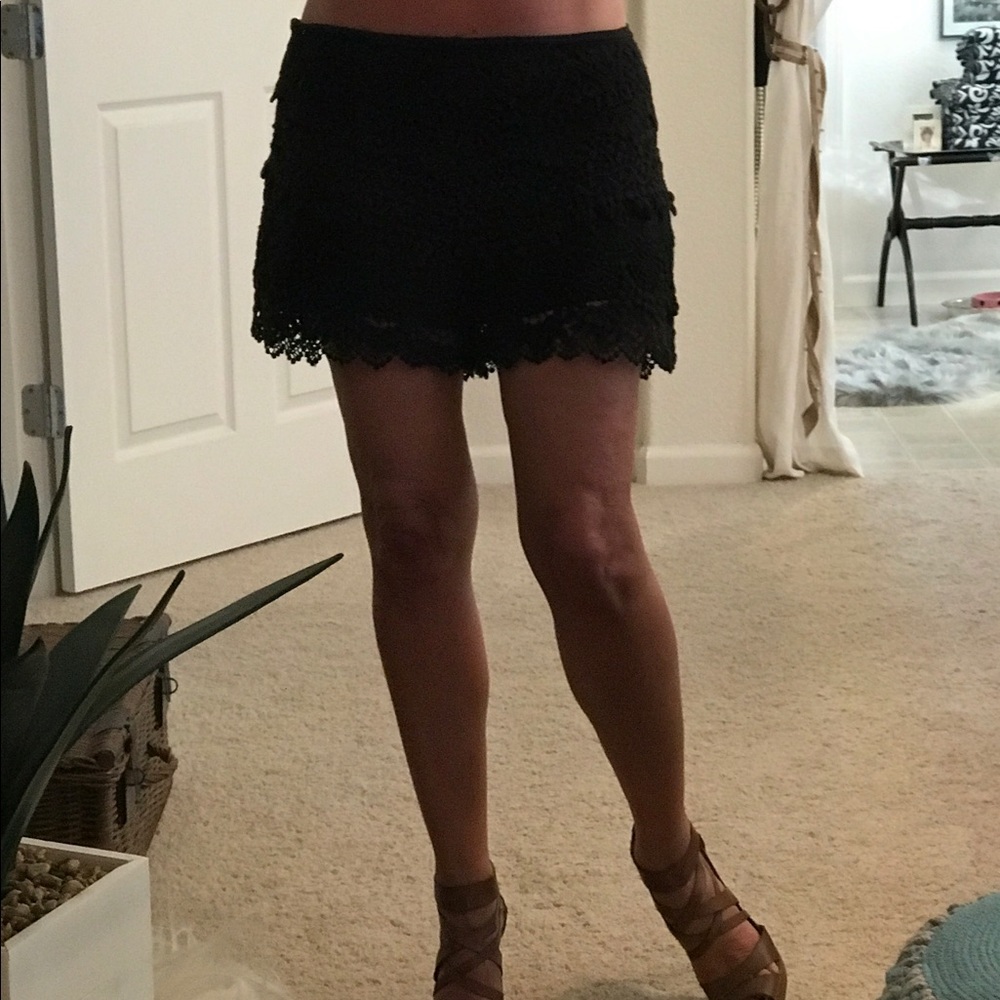 Urban Outfitters Kimchi Blue Lace Skirt Shorts