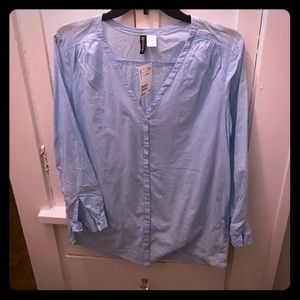 Light blue button up shirt