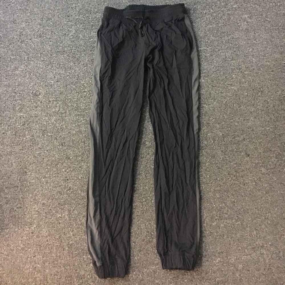 Black thin joggers