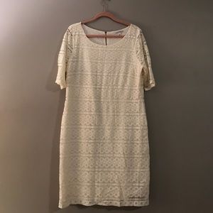 NWOT Banana Republic Cream Dress