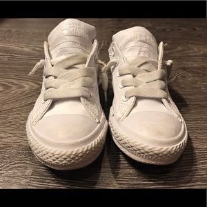 White leather converse