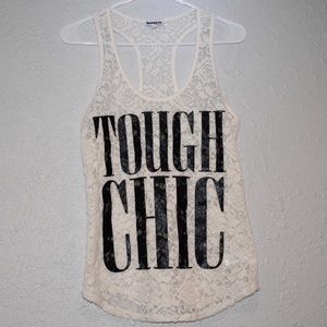 Tough Chic Lace Tank Top