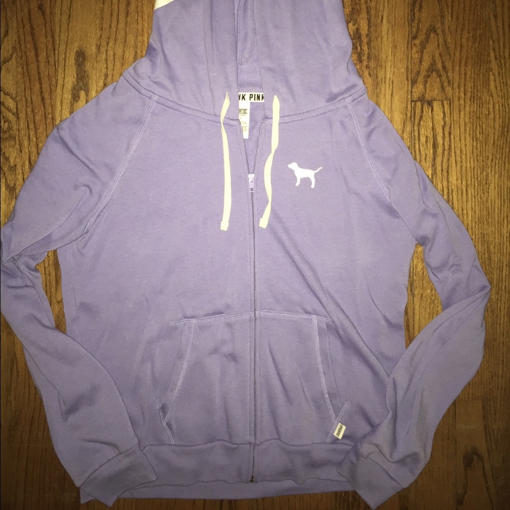 VS Pink Full zip sweatshirt