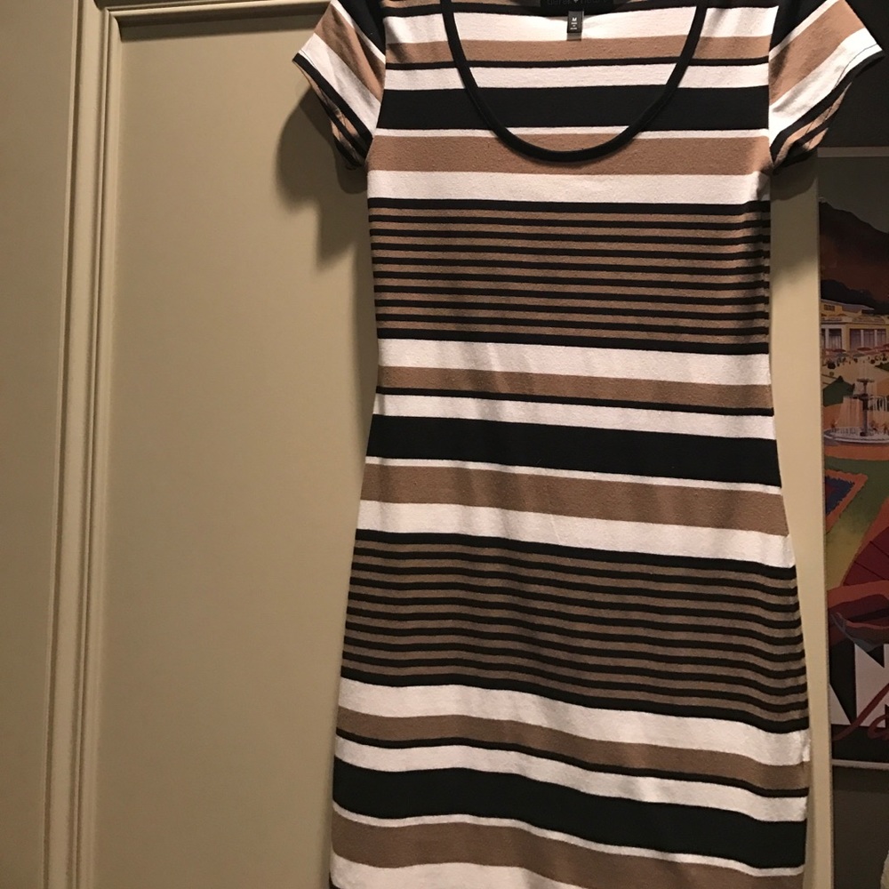Striped mini dress