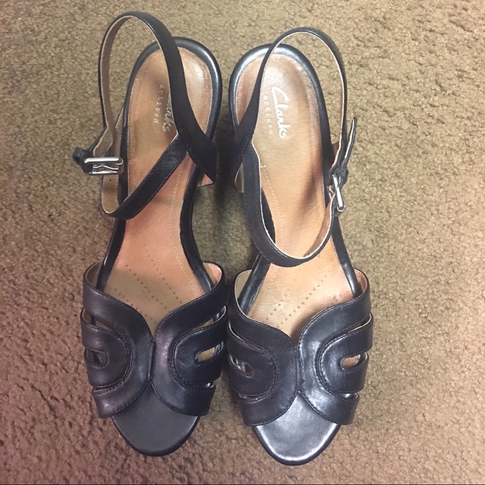 Clarks Wedge sandals