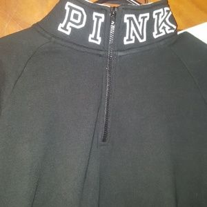 Pink half zip