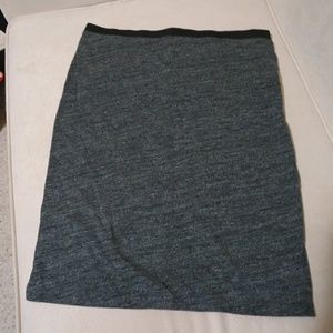 NWT Express Charcoal Grey Knit Pencil Skirt