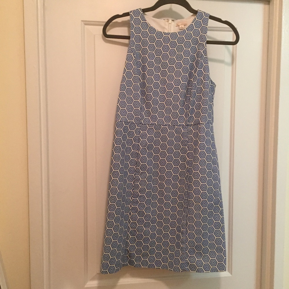 GAP geometric print a-line dress