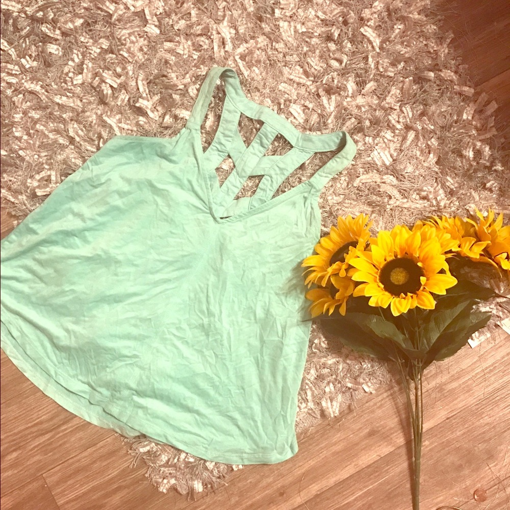 Suede tank top