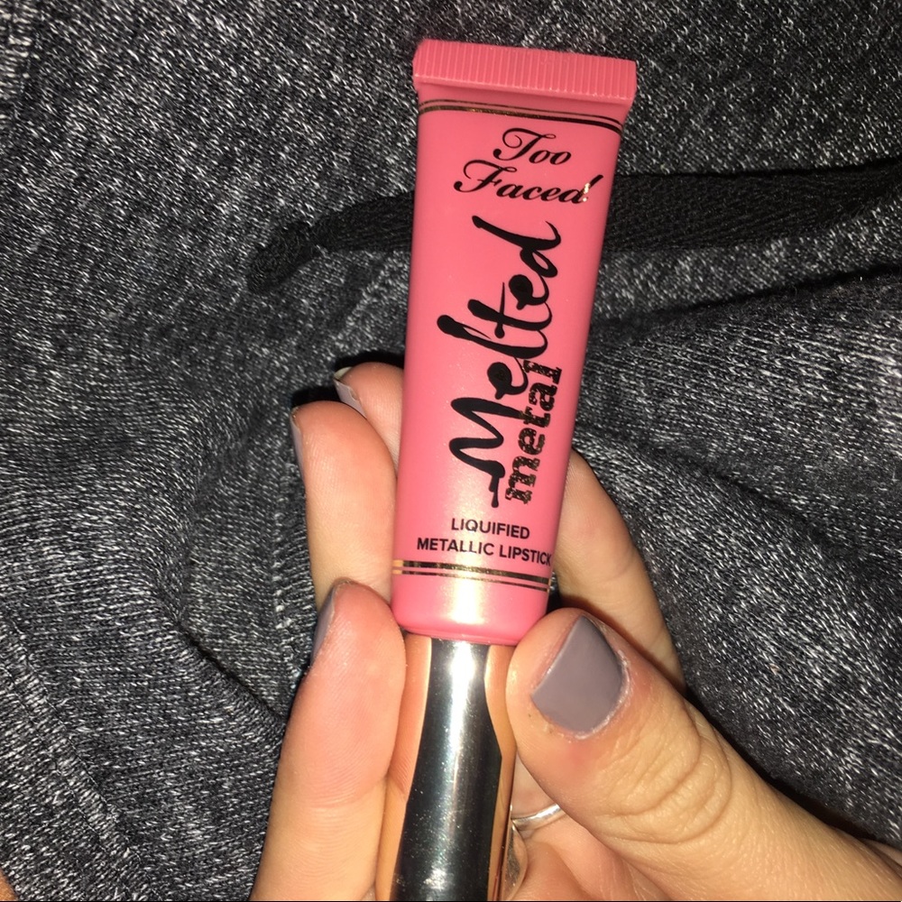 Too faced melted metal metallic lipstick