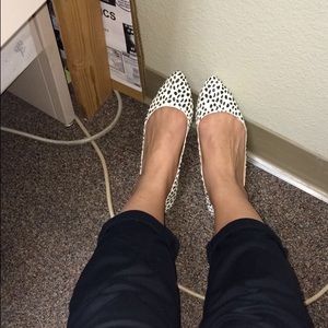 Steve Madden Dalmatian Calf Fur Flats (Varanda)