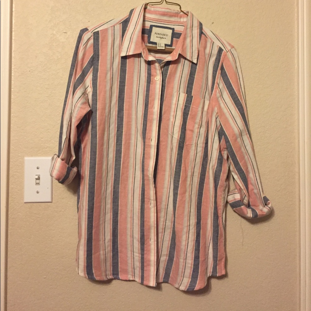 Forever 21 button down top.