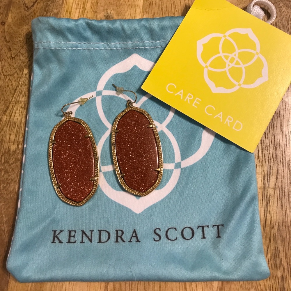Kendra Scott Danielle Earrings in Goldstone