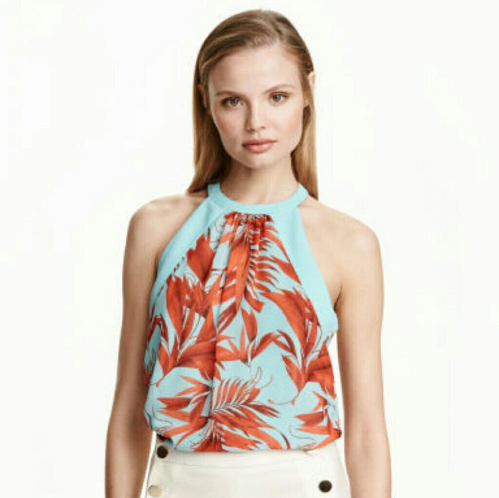 H&M Sleeveless Chiffon Top - Picture 2 of 3