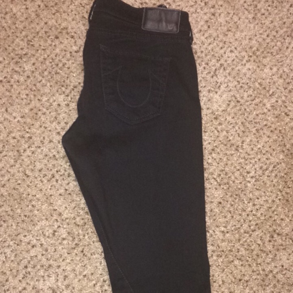 Black true religion skinnies