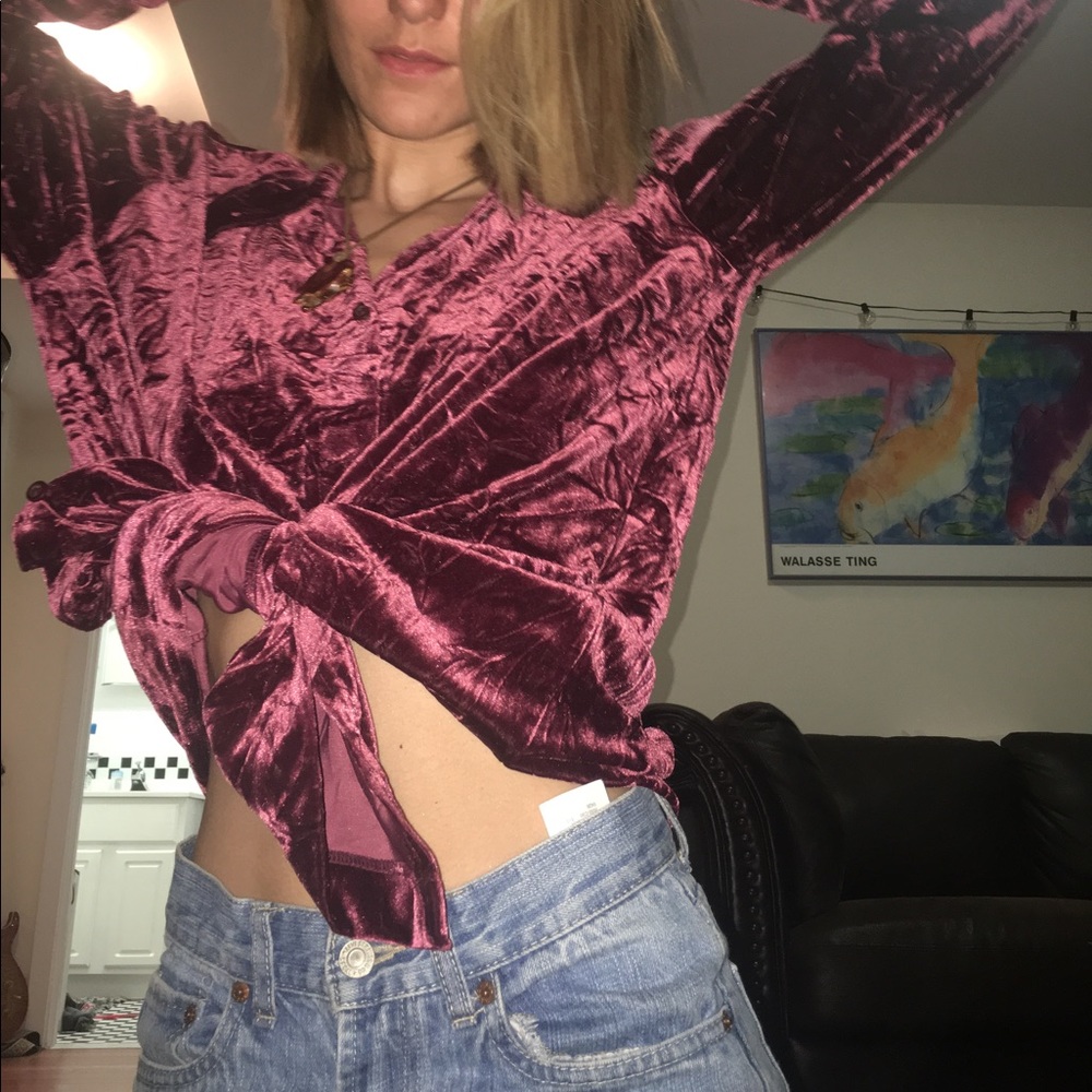 Vintage versized soft long sleeve