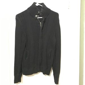 Men's knot zip up