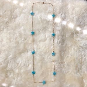 Shari Wacks Gold-filled Green Jade Star Necklace