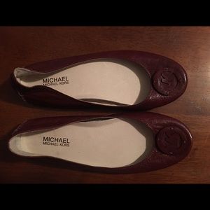 MICHAEL Michael Kors Maroon Flats