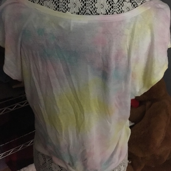 PINK tye dye t-shirt - Picture 3 of 4