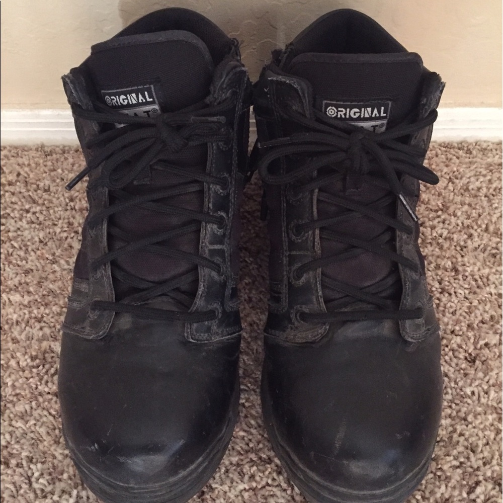 "Original S.W.A.T" 5" zip side boots.