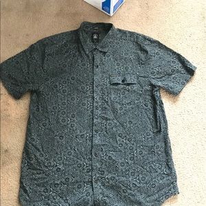 VOLCOM button up.  Size large