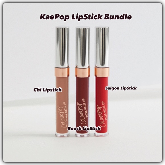 💋Just In/Colourpop KaePop/3 LipStick Bundle - Picture 7 of 8