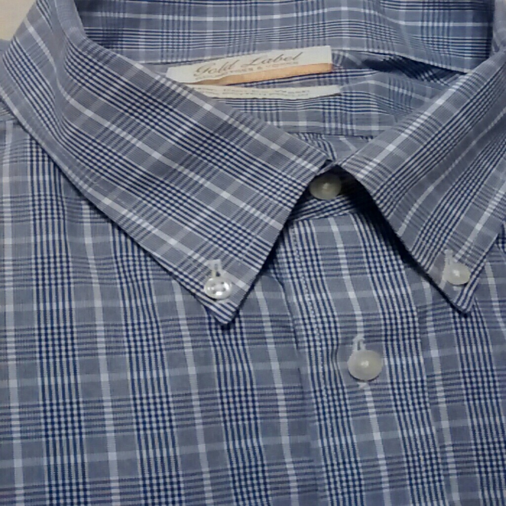 Roundtree & Yorke Pattern dress shirt 18/30