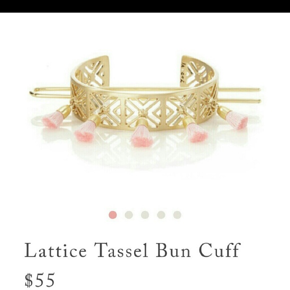 New Lattice Tassel Bun Cuff by Chloe&Isabel main image 4