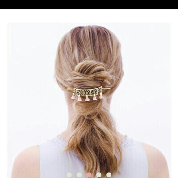 New Lattice Tassel Bun Cuff by Chloe&Isabel