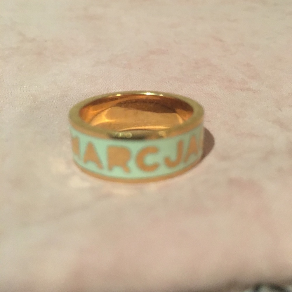 Marc Jacobs mint enamel ring