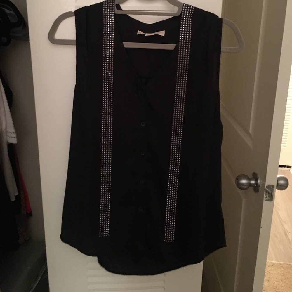 Michael Kors top rock stud top sleeveless