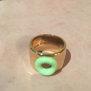 Marc Jacobs enamel mint ring