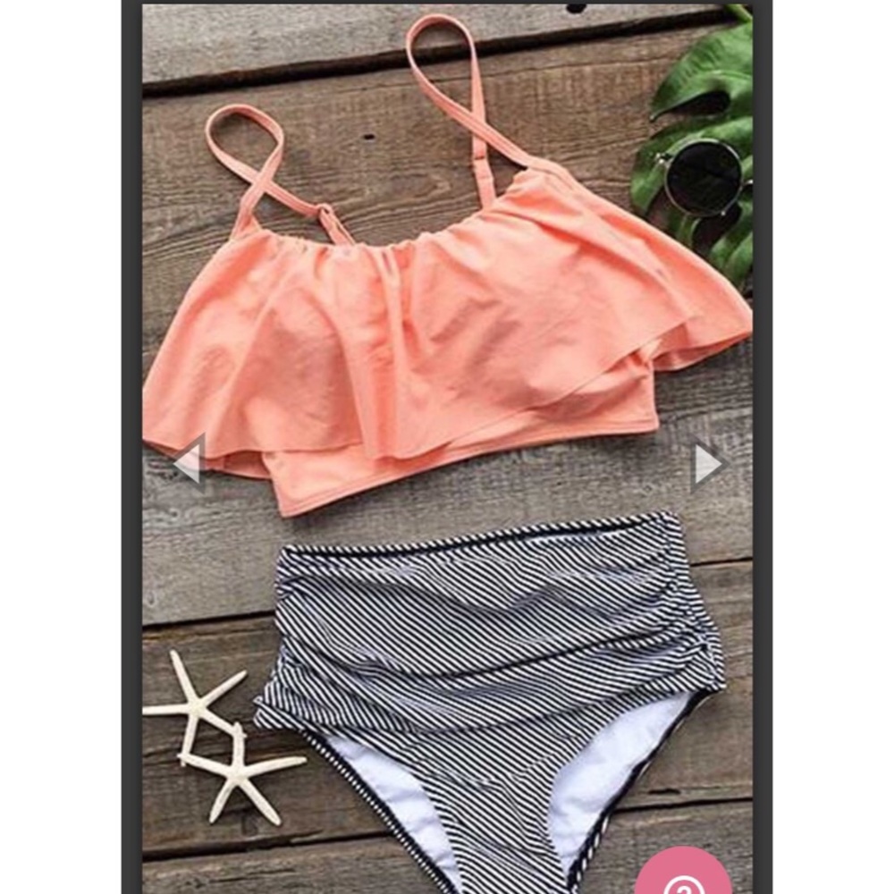 Cupshe Seaside High-Wasted Bikini Set
